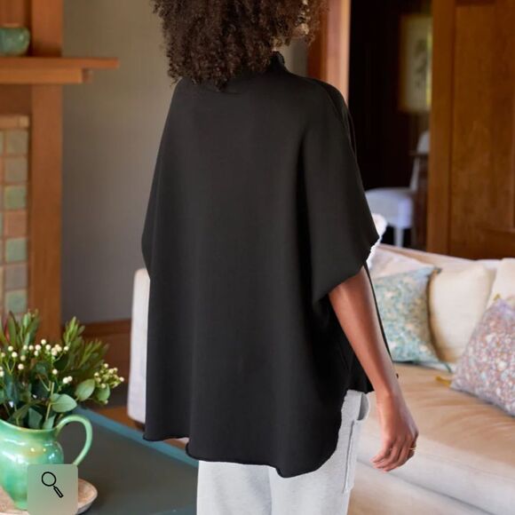 New Frank & Eileen AUDREY Capelet  ROYAL BLUE One Size Cotton - Picture 6 of 15